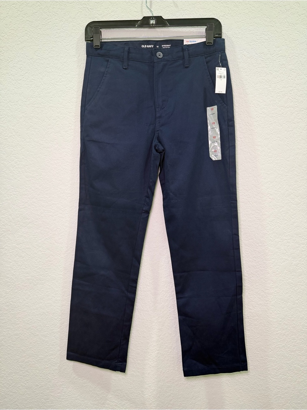 NEW Kids Old Navy Straight-Fit Pants - Size 12